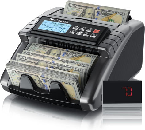 Valuation】: The money counter can calculate the sum of money. In conjunction with the ADD mode, it is possible to calculate the sum of bills of multi-denomination banknotes. (The cash counter machine cannot automatically recognize the face value, and the value needs to be set manually) Money Counter Machine, Cash Counter, Money Counter, Bank Notes, Red Rose, The Face, Money, Red, Gifts