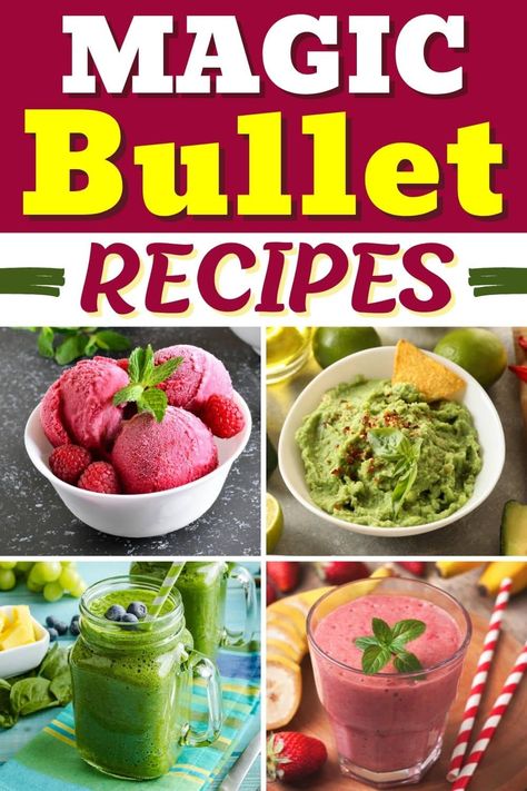 Most Magic Bullet recipes are for fruit smoothies. But did you know you can make hummus and guac in your little blender? It's true, and I'll show you how. Ninja Bullet Smoothie Recipes, Recipes For Portable Blender, Ninja Smoothie Blender, Mini Blender Recipes, Bullet Blender Recipes, Ninja Blast Recipes, Nutri Bullet Recipes, Blender Drink Recipes, Cooking Blender Recipes