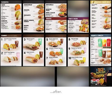 Taco Bell Menu, Taco Bell Breakfast, Street Food Design, Chicken Supreme, Pizza Bowl, Grilled Taco, Food Innovation, Fast Food Menu, Vegetarian Menu