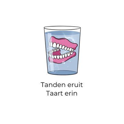 Verjaardagskaarten - Verjaardagskaart gebit oud worden taart humor illustratie Humor, Van, Humour