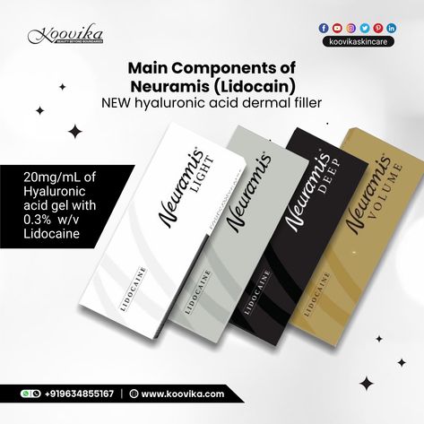 ✅ Neuramis filler injections typically require minimal downtime, with most individuals able to resume their normal activities immediately after the procedure. . . Order Now Call or WhatsApp - 9634855167 Email: hi@koovika.com Visit - https://www.koovika.com/product-page/neuramis-filler Follow Us for More Updates & Exciting Offers #koovika #skincare #beauty #discounts #offers #beautydeals Neuramis Filler, Injectables Fillers, Dermal Fillers, Instagram Editing, Order Now, Follow Us, Skin, Beauty, Quick Saves