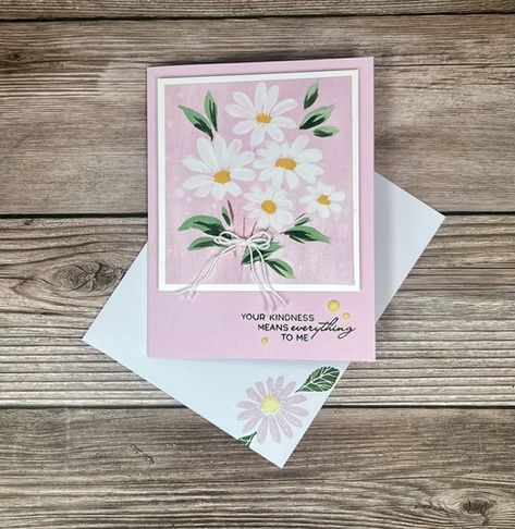 Fresh As A Daisy Dsp, Daisy Delight Stampin' Up, Cheerful Daisies, Fresh As A Daisy, Daisy Cards, Card Tutorial, Paper Crafts Cards, Be Creative, Floral Cards