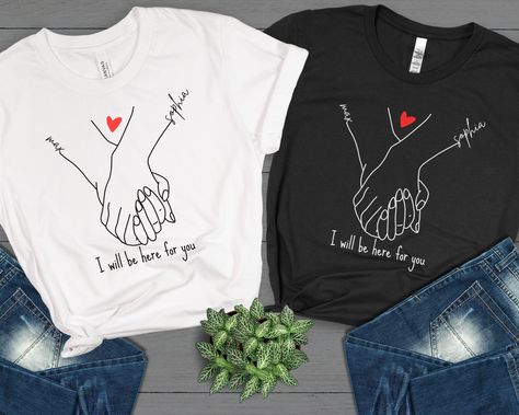 Funny Couple Shirts, Matching Couple Gifts, Couple Tees, Funny Couple, Gift For Valentine, Valentines Day Shirt, Couple Shirt, Funny Couples, Matching Couple