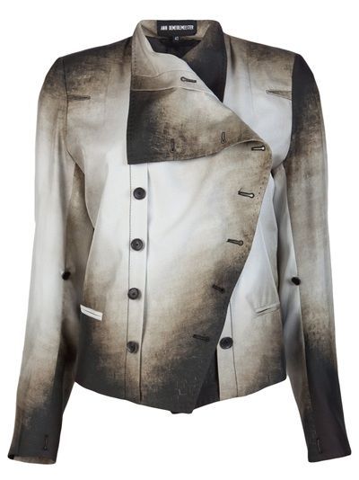 Ann Demeulemeester Jacket, Open Doors, Ann Demeulemeester, Double Breasted Jacket, Future Fashion, Street Outfit, Work Wardrobe, Dark Fashion, Fashion Mode