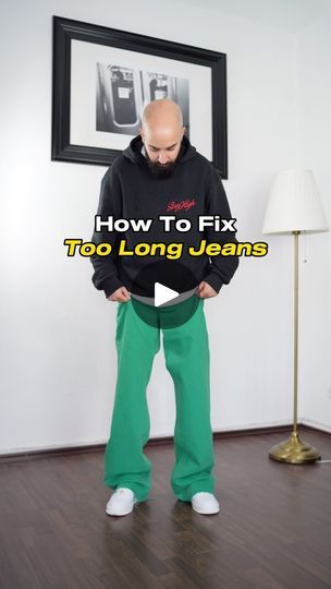 111K views · 16K reactions | How to fix too long Jeans
.
.
#fashionhacks #longjeans #jeanshack #jeans #pantshack #styleinspiration #tipsandtricks #fashionreels #reels #fashion #fashiontips #stylinghacks | Ugur Bilmen | Fashion - Creator 🧿 | ianasher · Original audio How To Fix Long Jeans, Fashion Creator, Cuffed Jeans, Long Jeans, Too Long, Fix It, The Creator, Style Inspiration, Audio