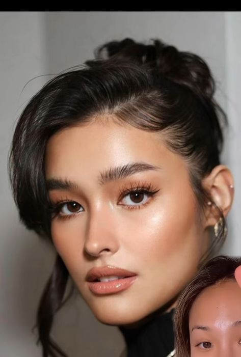 Bride Makeup Asian, Extravagant Makeup, Makeup Asia, Graduation Makeup, Liza Soberano, Bridal Makeup Natural, Special Occasion Hairstyles, Asian Eye Makeup, Flawless Face