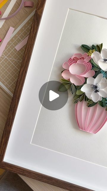 Paper Bouquet, April 13, Kirigami, Paper Art, On Instagram, Instagram, Art