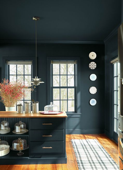 2024 Paint Color Trends and Forecasts Deep Blue Interior Paint, Sw Westhaven, Benjamin Moore Moody Green, Sw Seaworthy Paint, Sherwin Williams Mountain Pass Paint, Dark Night Paint Color, Nocturnal Green Valspar, Behr Underwater, Sherwin Williams Dark Night Exterior