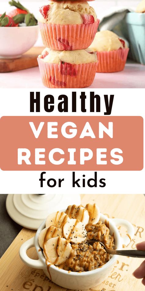 Vegan Recipes For Kids, Vegan Strawberry Muffins, Vegan Hamburger Helper, Meals Without Meat, Vegan Casserole, Healthy Vegan Recipes, Vegan Kids Recipes, Easy Vegan Recipes, Vegan Carrot Cakes