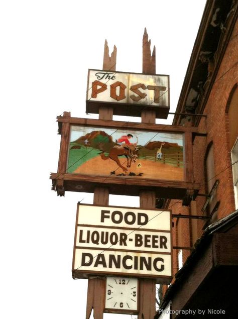 The Post.  Pierceton, Indiana. I can remember looking at this sign and singing "Like a rhinestone cowboy" with the radio. Warsaw Indiana, Rhinestone Cowboy, Warsaw, Old Pictures, Indiana, Singing, Cowboy, Favorite Places, I Can