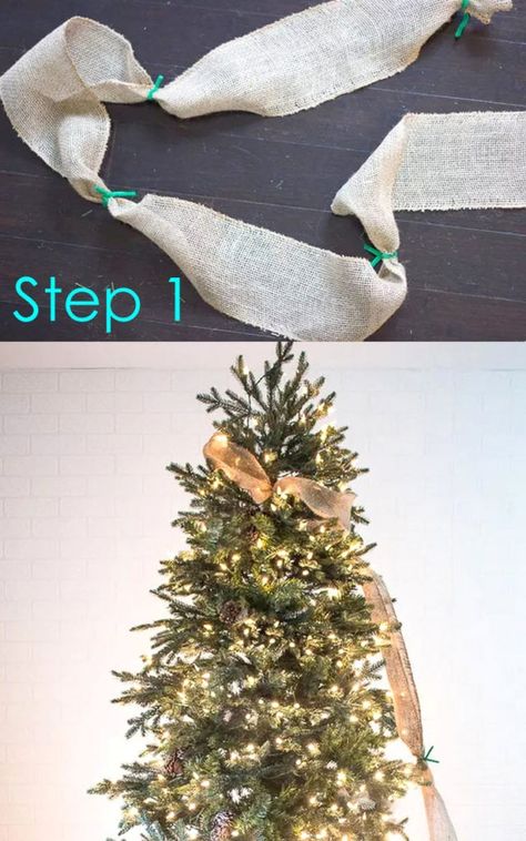 Beautiful Christmas tree decorating ideas & DIY tutorials! Professional tips & tricks on styles, colors, how to use ribbons, ornaments, etc! - A Piece of Rainbow #diy #homedecor #diyhomedecor #christmastree #christmas #christmasdecor #snow #winter #farmhouse #vintage #farmhousestyle farmhouse, vintage, boho, home decor, vintage #ribbons #ornaments #christmasideas Ribbon On A Christmas Tree, Garland Ribbon, Ribbon Tree, Inexpensive Christmas, Ribbon Garland, Ribbon On Christmas Tree, Black Christmas, Tree Ideas, Noel Christmas