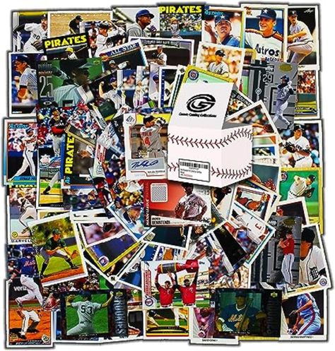 Every pack comes with two Autograph OR two Relics OR one of each card, all official MLB cards. PACK OF 100 BASEBALL CARDS Basket Nba, Baseball Hitting, Kevin Love, Go Game, Baseball Trading Cards, Star Cards, Play Baseball, Collection Box, Basketball Cards