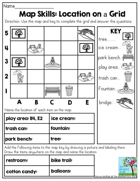 Social Studies Maps, Map Skills Worksheets, Elementary Worksheets, 3rd Grade Social Studies, Geography Worksheets, Map Worksheets, Homeschool Geography, Map Reading, Map Activities