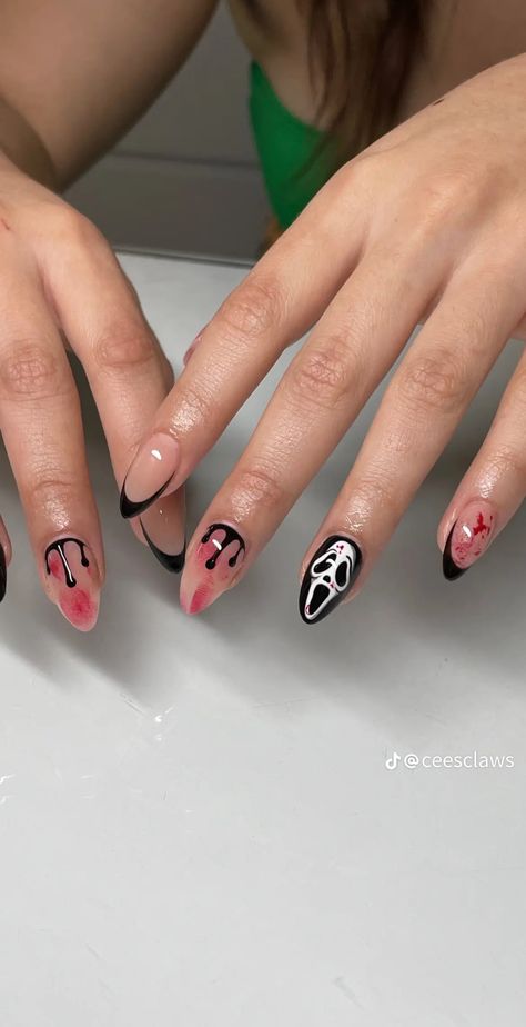 Chase Atlantic Nails, Fresh Nails, Holloween Nails, Chase Atlantic, Nails Ideas, Halloween Nails, Nail Inspo, Acrylic Nails, Manicure