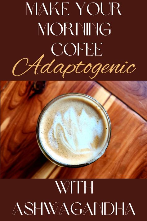 Coffee on wood table Ashwagandha Recipes, Quit Coffee, Ashwagandha Benefits, Herbal Coffee, Medical Herbs, Natural Headache Remedies, Coffee Alternative, Morning Drinks, Adaptogenic Herbs