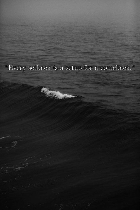 "Every setback is a setup for a comeback." Life's hurdles are not the end of the road but a bend in the journey. Use setbacks as stepping stones to reach greater heights. Embrace resilience, learn from your experiences, and come back stronger and more determined than ever.#Resilience #ComebackStronger #OvercomingObstacles #GrowthThroughChallenges #NeverGiveUp The Comeback Is Greater Than The Setback, Quotes About Setbacks, Coming Back Stronger Quotes, Comeback Quotes Inspiration, Setback Quotes, Come Back Quotes, End Of The Road, Overcoming Obstacles, Small Canvas Art