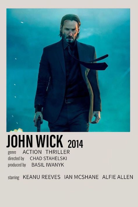 Action Film Cards, Polaroid Movie Poster, Movie Character Posters, Alt Posters, Hollywood Poster, John Wick Movie, Movie Collage, Classic Films Posters, Iconic Movie Posters