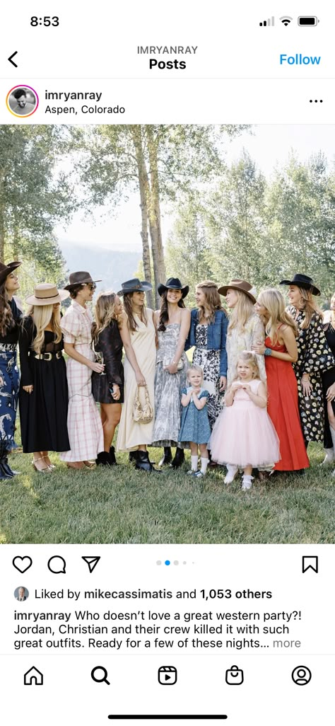 Rehersal Dinner Outfit Western, Jackson Hole Wedding Guest Outfit, Mountain Formal Attire, Western Wedding Rehearsal Outfit, Texas Formal Attire, Mountain Cocktail Attire, Mountain Chic Fashion Wedding Guest, Cowboy Cocktail Attire Women, Western Rehearsal Dinner Outfit