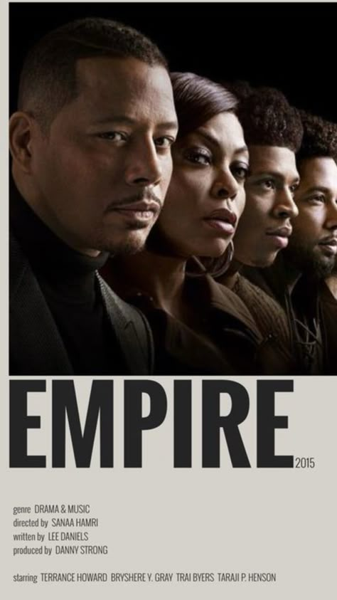 TV series I am. Empire Tv Show Aesthetic, Cast List Aesthetic, Empire Show, Power Tv Show, Black Love Movies, Empire Tv Show, Empire Aesthetic, Empire Movie, Movie Character Posters