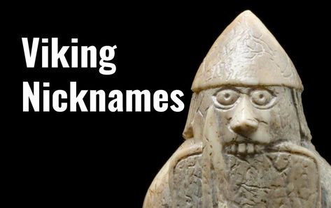 517 Viking Nicknames - Medievalists.net Nordic Viking Aesthetic, Female Nicknames, Ancient Viking Art, Viking Rune Meanings, Viking Ancestry, Rune Meanings, Viking Facts, Viking Pictures, Viking Bear