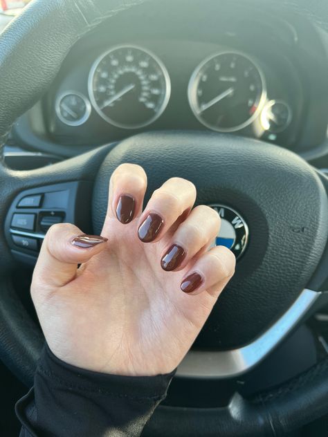 Hailey Bieber Nails, Bieber Nails, Brown Nails, Nails Inspo, Hailey Bieber, Nail Inspo, Nails