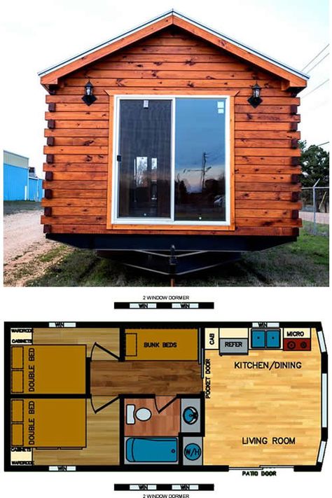 Bunk House Cabin Floor Plans, 2 Bedroom Tiny Home Floor Plans, Wendy House Ideas Cottages, Park Model Homes 2 Bedroom, Tiny House 2 Bedroom Floor Plans, Wendy House Plans, 2 Bedroom Cabin Plans, 2 Bedroom Tiny House Floor Plans, Log Cabin Tiny House