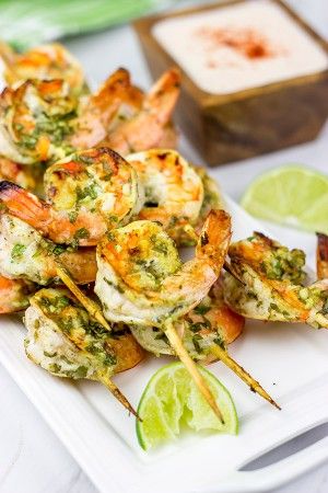 Get outside and grill up a batch of these Grilled Coconut Lime Shrimp this weekend! Coconut Lime Shrimp, Marinated Grilled Shrimp, Spicy Dipping Sauce, Marinated Shrimp, Lime Shrimp, Entertaining Recipes, Grilled Shrimp, Coconut Lime, Shrimp Recipes