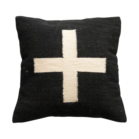 Swiss Cross, How To Clean Pillows, Throw Pillow Fabric, Wool Throw Pillows, Creative Co Op, Wool Throw, Cotton Throws, Cotton Throw Pillow, Square Pillow Cover