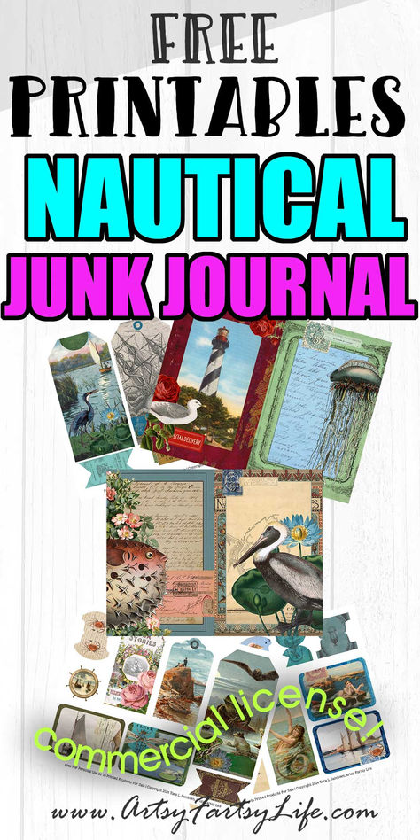 This nautical junk journal kit is a mix of old ship captain, beautiful water lilies and fun marine life! If you love the water, this is the ephemera pack for you! Great for junk journalers, scrapbook supplies, mixed media and more! Ship Captain, Old Ship, Beautiful Water, Journal Kit, Crafts Ideas, Water Lilies, Scrapbook Supplies, Marine Life, Junk Journal