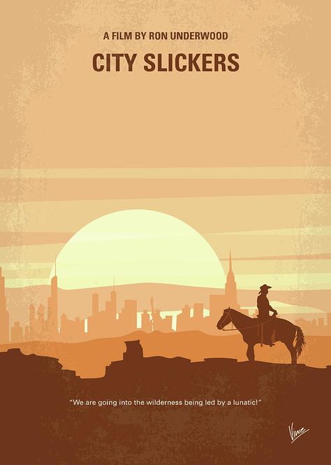 Jack Palance, Billy Crystal, Real Cowboys, City Slickers, Icon Style, Film Poster Design, Minimal Movie Posters, Quote Inspiration, Alternative Movie Posters