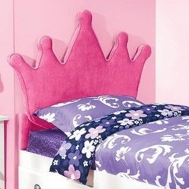 Princess Headboard, Country Headboard, Minnie Mouse Bedroom, Kids Bed Frames, Princess Bed, Twin Headboard, Princess Bedroom, Kids Headboard, Girly Room