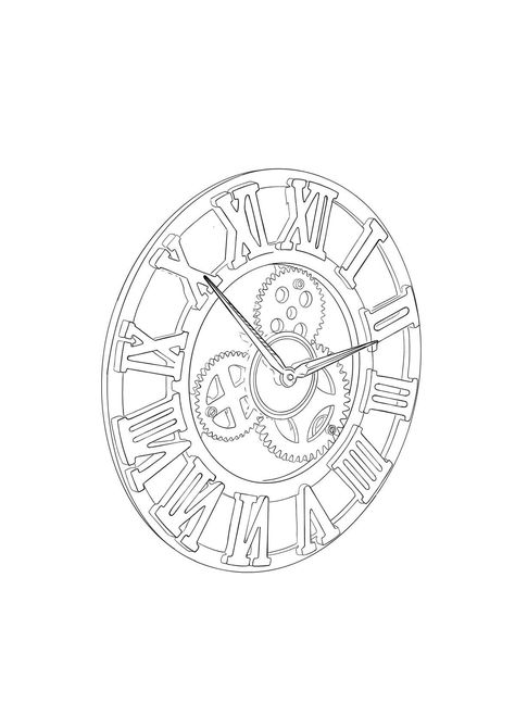 Tattoo Design Traditional, Time Clock Tattoo, Pocket Watch Tattoo Design, Watch Tattoo Design, Leg Sleeve Tattoos, Leg Tattoo Ideas, Clock Stencils, Clock Tattoo Design, Tattoo Outline Drawing