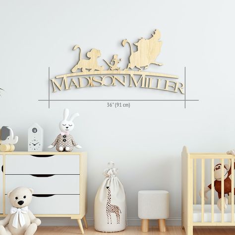 Lion King Nursery Lion King Name Birthday Disney Baby Boy | Etsy Australia Lion King Nursery Theme, The Lion King Nursery, Lion King Nursery Boy, Lion King Baby Nursery, Disney Boy Nursery, Lion King Nursery Ideas, Lion King Room, King Name, Nursery Room Diy