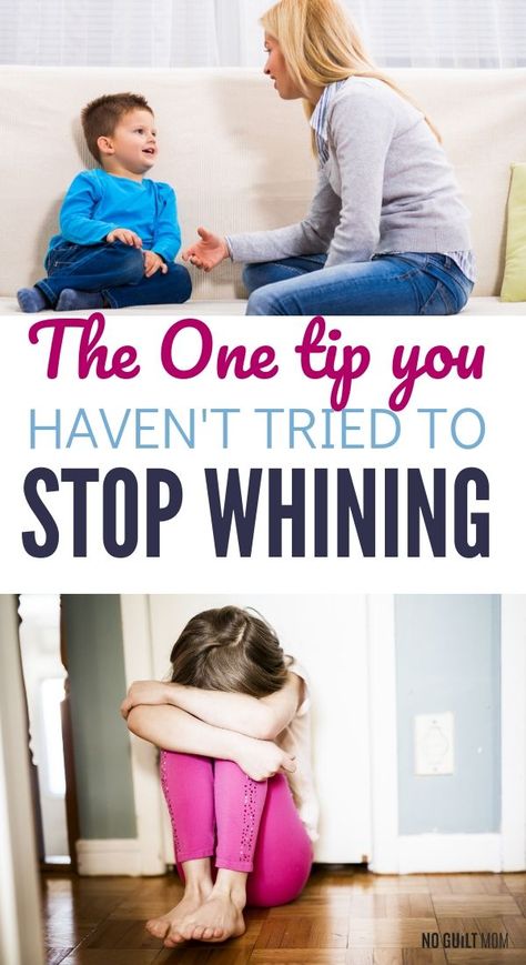 Whining Kids, Discipline Tips, Discipline Positive, Stop Whining, Parenting Discipline, One And Done, Potty Training Tips, Toddler Discipline, My Emotions