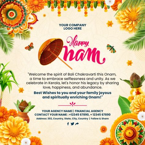 Happy Onam Best Wishes Post Template Onam Wishes, Linkedin Background Image, Linkedin Background, Linkedin Banner, Happy Onam, Kindle Book Cover, Etsy Banner, Campaign Posters, Blog Header