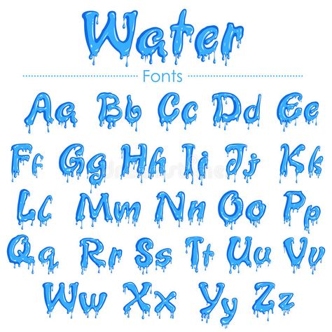 Water Texture, Motorcycle Paint, Scrapbook Letters, English Fonts, Writing Paper Printable Stationery, English Font, Graffiti Lettering Fonts, Water Font, Black Board