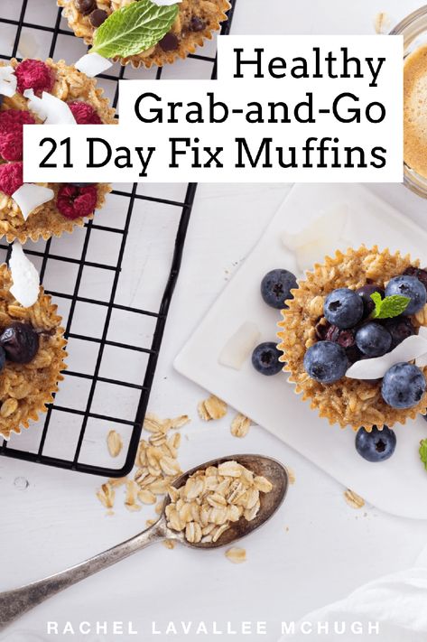 To alleviate the stress that mornings bring, homemade grab-and-go 21 Day Fix muffins are a convenient and nutritious option everyone will enjoy. Gf Treats, 21 Day Fix Breakfast, Strawberry Soup, Breakfast Ideas Healthy, Overnight Oat, 21 Day Fix Meals, Healthy Food Delivery, Healthy Meals For Two, 21 Day Fix