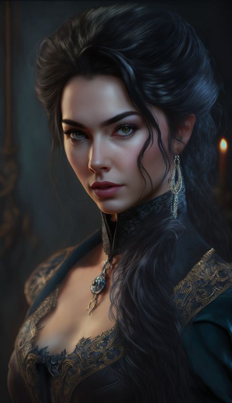 Romantic Fantasy, Fantasy Inspiration, Female Character Design, Beautiful Fantasy Art, Digital Portrait, Character Portraits, Dark Fantasy Art, Female Portrait, Fantasy Character Design