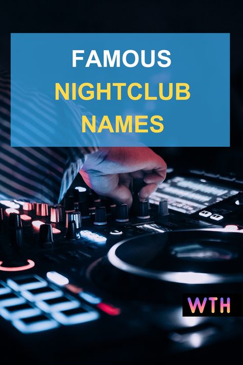 Famous Night Club Names Night Club Names Ideas, Club Names Ideas, Nightclub Names, Names Ideas, Dance Club, Innovation Strategy, Self Publishing, Target Audience, Event Planner