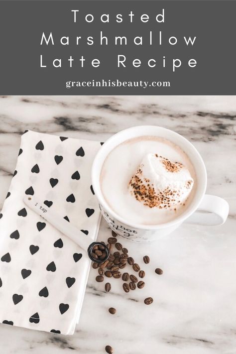 Marshmallow Syrup Recipe, Marshmallow Latte, Marshmallow Drink, Nespresso Recipes, Campfire Marshmallows, Tea Latte Recipe, Easy Coffee Recipes, Cocoa Recipes, Mocha Coffee