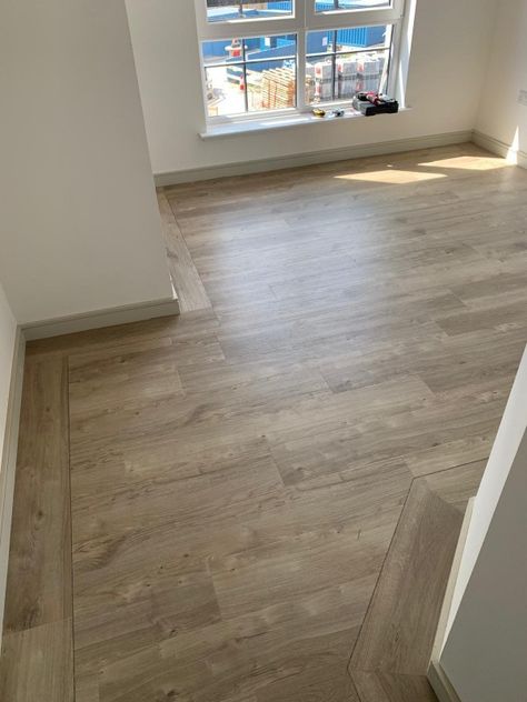 Amtico sun bleached oak Amtico Sun Bleached Oak, Amtico Flooring Kitchen, Downstairs Flooring, Oak Projects, Amtico Spacia, Different Floors, Kitchen 2023, Amtico Flooring, Living Room Garden