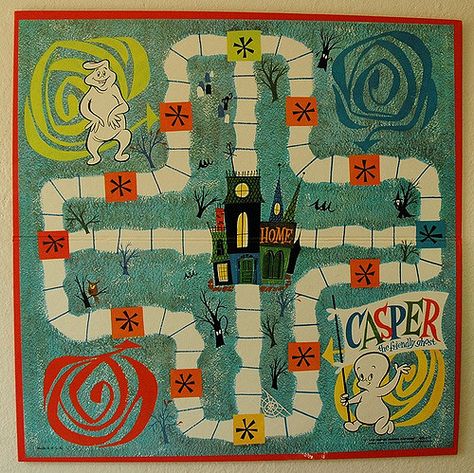 Bored Games, Old Board Games, Ghost Games, Board Game Design, Casper The Friendly Ghost, Vintage Board Games, Childhood Games, Friendly Ghost, Childrens Games