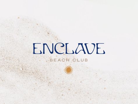 Beach Club Logo Design, Beach Club Branding, Beach House Logo, Beach Club Logo, Coastal Hotel, Resort Logo Design, Hotel Eden, Beach Logo, Resort Logo