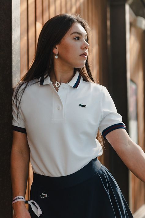 Lacoste Moves The Needle For Golf Fashion | Hypebeast Lacoste Aesthetic Outfit, Lacoste Women Outfit, Lacoste Tennis Outfit, Lacoste Polo Shirt Women Outfit, Lacoste Outfit Women, Golf Shirts Women, Polo Shirt Uniform, Polo Shirt Outfit Women's, Lacoste Outfit