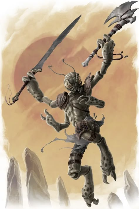 Thri Kreen, Dark Sun, Dnd Races, Animal Groups, Role Playing Games, Fantasy Races, Sun Art, Fantasy Creatures Art, Monster Art