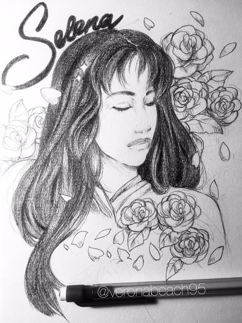 Selena Tattoo, Selena Quintanilla Coloring Pages, Selena Quintanilla Drawing, Selena Quintanilla Sketch, Selena Fanart, Selena Quintanilla Artwork, Selena Quintanilla Portrait, Drawings Of Selena Quintanilla, Freedom Drawing