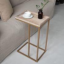 Sectional With End Tables, T.v Table Design, Couch End Table, Table Couch, Top Sofas, Pedestal Side Table, Farmhouse Side Table, Beaded Edge, C Table