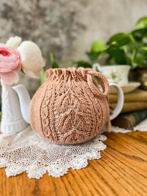 Coin Lace, Knit Tea Cozy, Tea Cozy Pattern, Cozy Tea, Big Yarn, Creative Knitting, Low Vision, Yarn For Sale, Botanical Dyeing