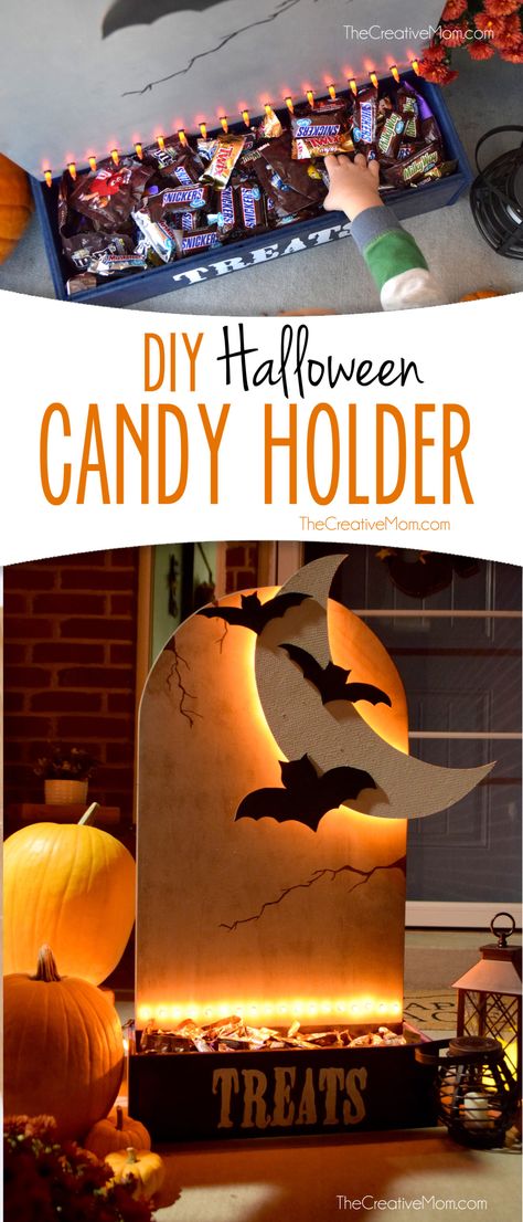 Halloween Theme Games, Candy Holder Diy, Arrow Ideas, Costume Halloween Diy, Halloween Trunk Or Treat Ideas, Halloween Craft Idea, Halloween Candy Holder, Diy Halloween Candy, Halloween Candy Box