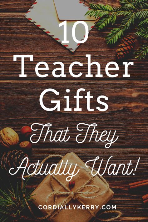 Presents For Teachers Thank You, Teacher Anniversary Gifts, 1st Grade Teacher Gifts, Home Made Teacher Gift, Thoughtful Gifts For Teachers, Sentimental Teacher Gifts, Teacher Presents Christmas, Diy Presents For Teachers, Teacher Gifts They Actually Want